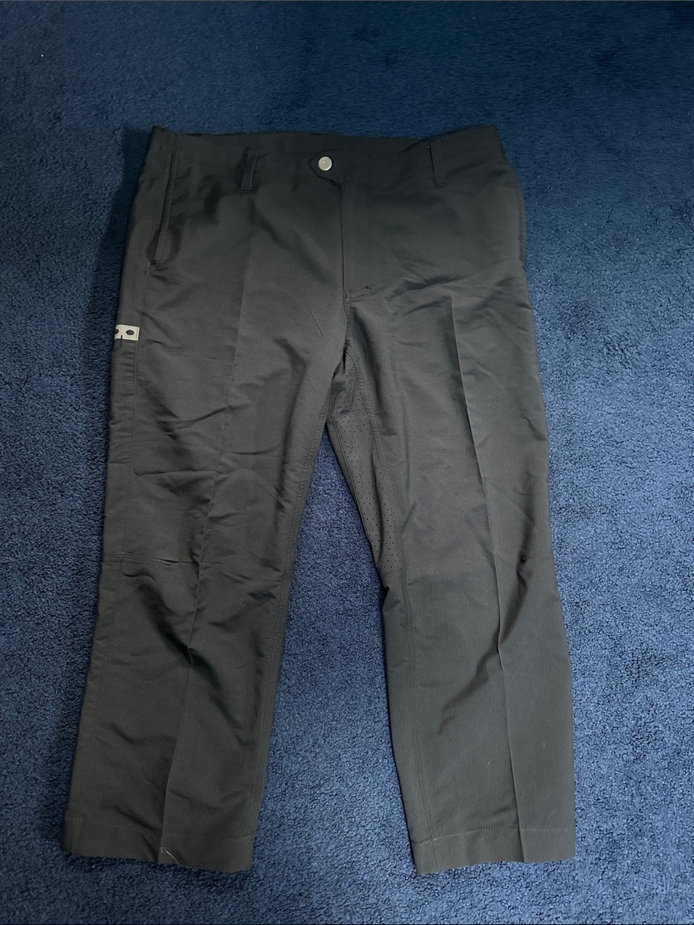 Men's Black Stretch Casual Pants